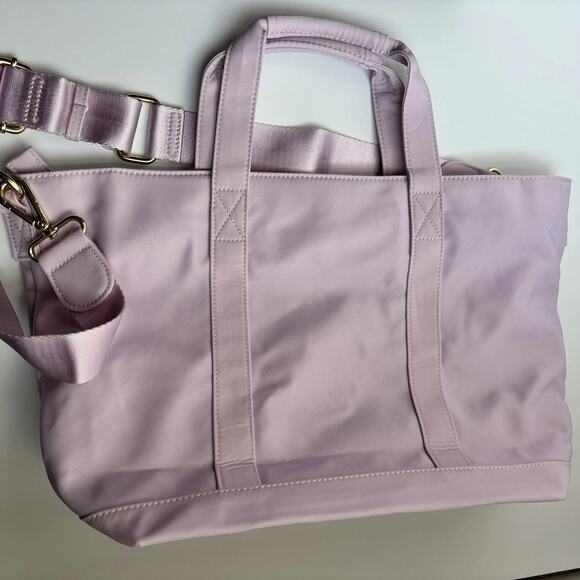 NWT Stoney Clover Lane Mini Tote Bag Grape Crossbody Strap - Small Flaw - Picture 8 of 16